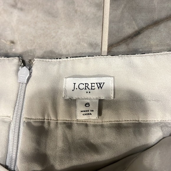 J. Crew Skirt Animal Print Midi Pleated Full Womens Size 6 - Picture 4 of 8